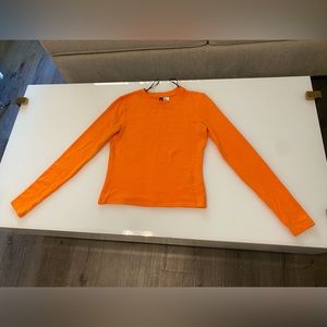 soft orange long sleeve